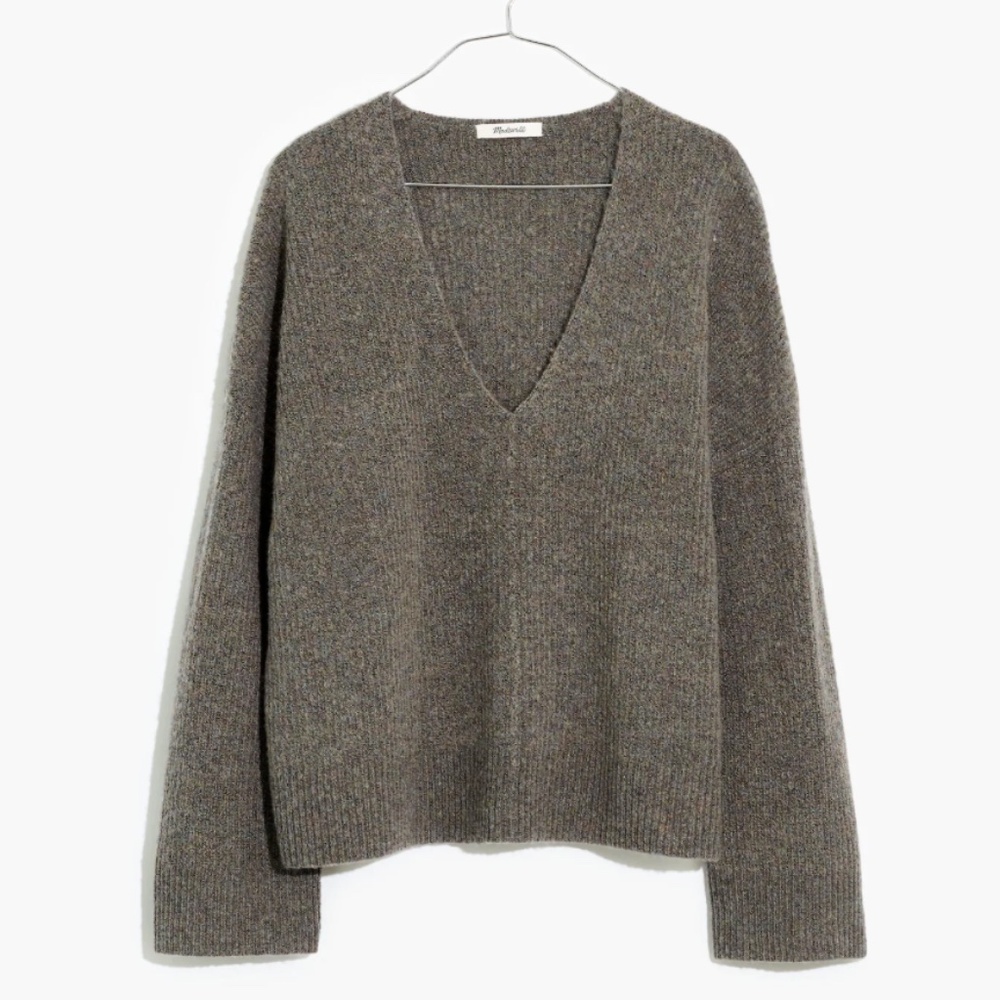 Staley V-Neck Pullover Sweater in Coziest Yarn